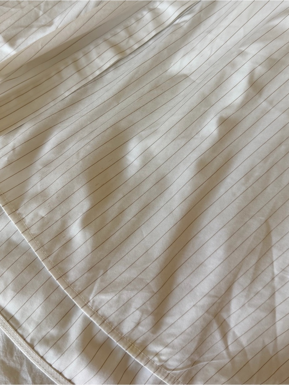 Lafayette 148 New York Helen Oversize Stripe Cotton Button Up Shirt - Picture 10 of 11